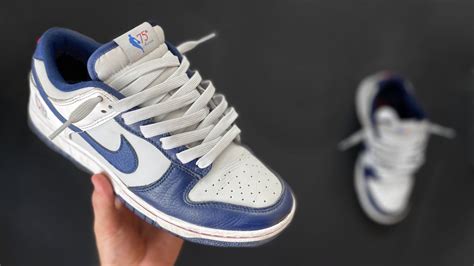 Nike Dunk Low schnüren 